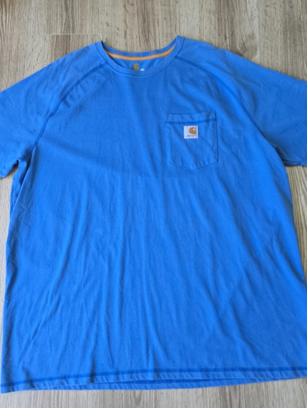 Carhartt Loose Fit Blue Short Sleeve Shirt Men’s 2XL (Tall)